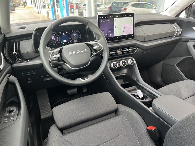 Skoda Kodiaq 1.5 TSI PHEV Business Edition / AUTOMAAT/ PANO/ FABRIEKSGARANTIE TM 8-2029/ TREKHAAK/ CAMERA/ PARK. SENSOREN/ MEMORY SEATS/ ELEK. ACHTERKLEP/ STOELVERWARM./ SMARTLINK/ ADAPT. CRUISE/ NAVI/ CLIMA/ DAB/ 18" LMV
