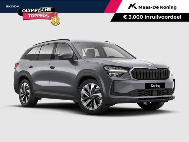 Skoda Kodiaq Business Edition Plus 1.5 TSI PHEV 150 kW / 204 PK Graphite Grey | Trekhaak wegklapbaar | 3000,- inruilbonus