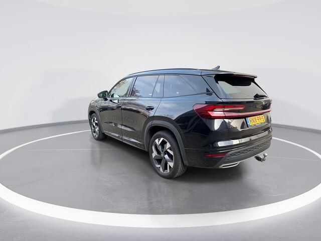 Skoda Kodiaq 1.5 TSI PHEV Sportline Business · Camera · Inklap. Trekhaak · Canton Audio · Matrix LED · Elek. Voorstoelen met geheugen · Side Assist · Keyless · Garantie t/m 15-05-2029 of 100.000