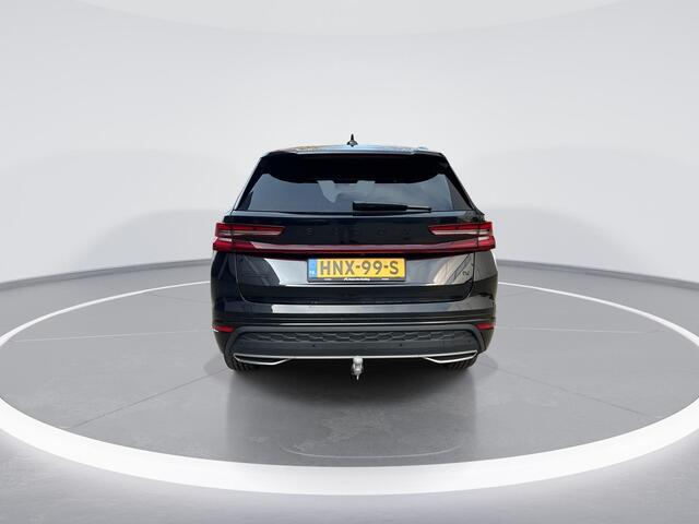 Skoda Kodiaq 1.5 TSI PHEV Sportline Business · Camera · Inklap. Trekhaak · Canton Audio · Matrix LED · Elek. Voorstoelen met geheugen · Side Assist · Keyless · Garantie t/m 15-05-2029 of 100.000