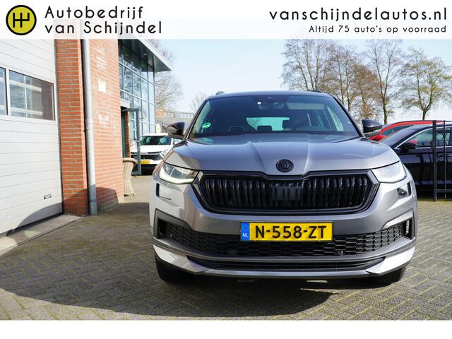 Skoda Kodiaq 1.5 TSI 150PK SPORTINE BUSINESS FACELIFT ORIGINEEL NEDERLANDS FULL LED ELECTR.TREKHAAK DIGITALE COCKPIT STOELVERWARMING V+A STUURVERW. 19INCH ADAPTIEVE CRUISE ANDROID/APPLECARPLAY ENZ...