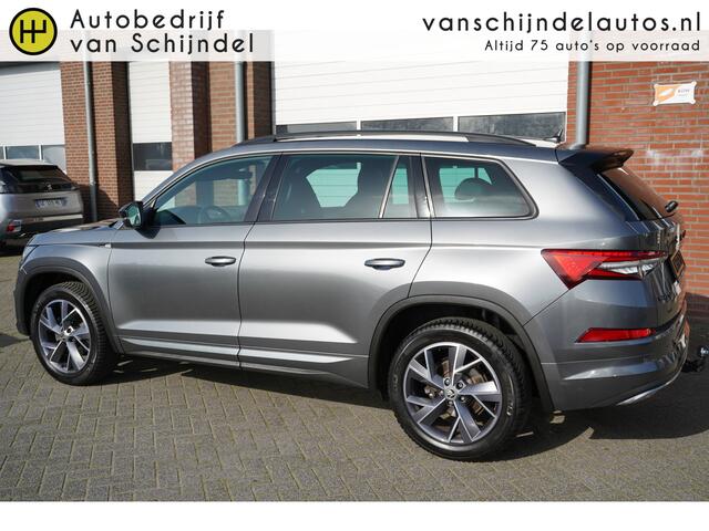 Skoda Kodiaq 1.5 TSI 150PK SPORTINE BUSINESS FACELIFT ORIGINEEL NEDERLANDS FULL LED ELECTR.TREKHAAK DIGITALE COCKPIT STOELVERWARMING V+A STUURVERW. 19INCH ADAPTIEVE CRUISE ANDROID/APPLECARPLAY ENZ...