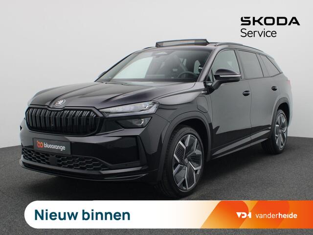 Skoda Kodiaq 1.5 TSI PHEV Sportline Business 204PK DSG Pano-Schuifdak, Trekhaak, Dynamic Chassis, 20" LM Velgen, Memorystoelen, Stoel-Stuurverwarming, Canton Audio, Elektr. Achterklep, Winterpakket