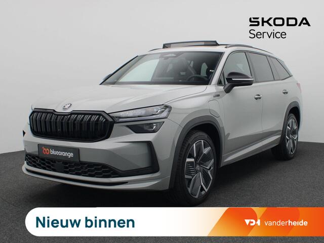 Skoda Kodiaq 1.5 TSI PHEV Sportline Business 204PK DSG Pano-Schuifdak, Trekhaak, Dynamic Chassis, 20" LM Velgen, Memorystoelen, Canton Audio, Elektr. Achterklep, Winterpakket