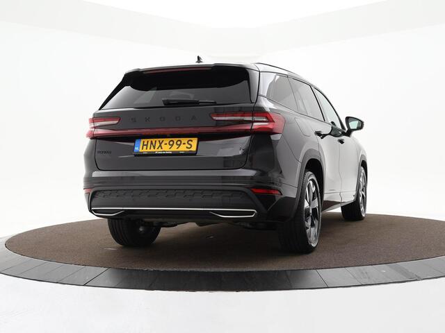 Skoda Kodiaq 1.5 TSI PHEV Sportline Business · Camera · Inklap. Trekhaak · Canton Audio · Matrix LED · Elek. Voorstoelen met geheugen · Side Assist · Keyless · Garantie t/m 15-05-2029 of 100.000