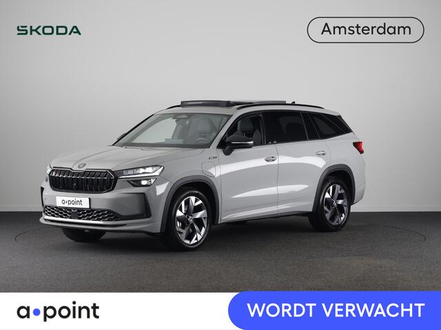Skoda Kodiaq 1.5 TSI PHEV Sportline Business 204 pk Automaat (DSG) | Verlengde garantie | Navigatie | Panoramadak | Trekhaak (wegklapbaar) | Parkeersensoren | Achteruitrijcamera | Stoelverwarming v/a |