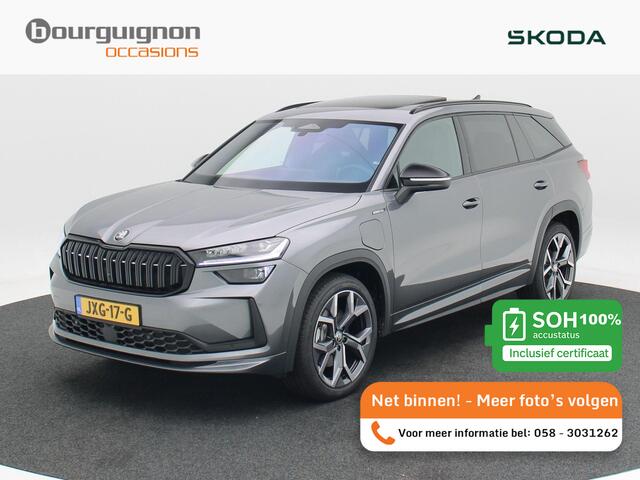 Skoda Kodiaq 1.5 TSi 204 Pk Automaat PHEV Sportline Business | Panoramadak | Trekhaak | Full LED | 20 Inch | Stuur- & Stoelverwarming | Camera | Adaptive Cruise