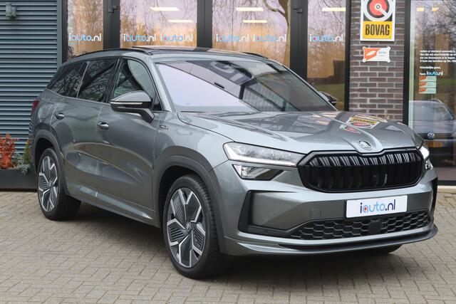 Skoda Kodiaq iV 1.5 TSI PHEV Sportline Pano/Matrix LED/ACC/Keyless/Camera/20"/Elek. stoel+mem/Trekhaak wegkl.
