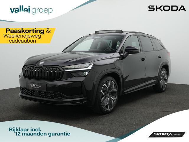 Skoda Kodiaq 1.5 TSI PHEV 204 pk Sportline Business | Panoramadak | Trekhaak | Geheugenstoelen | Matrix LED | Canton | Achteruitrijcamera