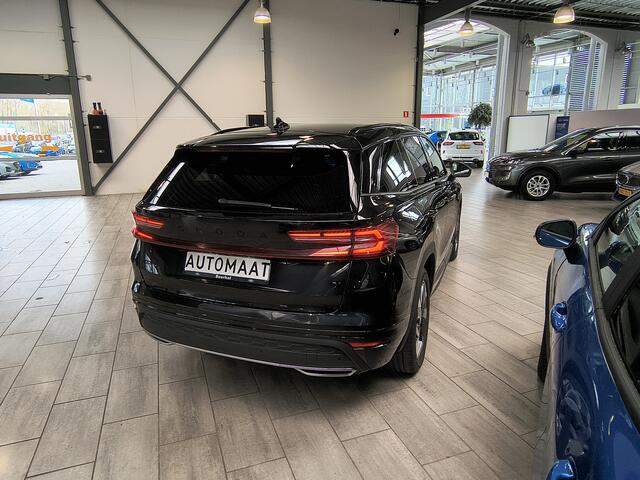 Skoda Kodiaq 1.5 TSI PHEV 204 pk Sportline | Stoelverw. | Stuurverw. | El. a. klep | El. verst. stoel + geh. | LED | 19" | Keyles entry |