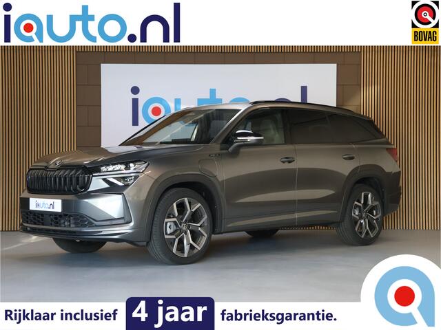 Skoda Kodiaq iV 1.5 TSI PHEV Sportline Pano/Matrix LED/ACC/Keyless/Camera/20"/Elek. stoel+mem/Trekhaak wegkl.