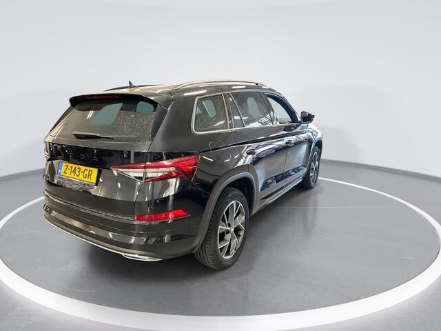 Skoda Kodiaq 1.5 TSI 150pk DSG Sportline Business 7p. · Camera · Wegklapbare Trekhaak · 7 Persoons · Apple/Android Car Play · Keyless · 19'' Inch · Garantie t/m 02-04-2028 of 100.000km