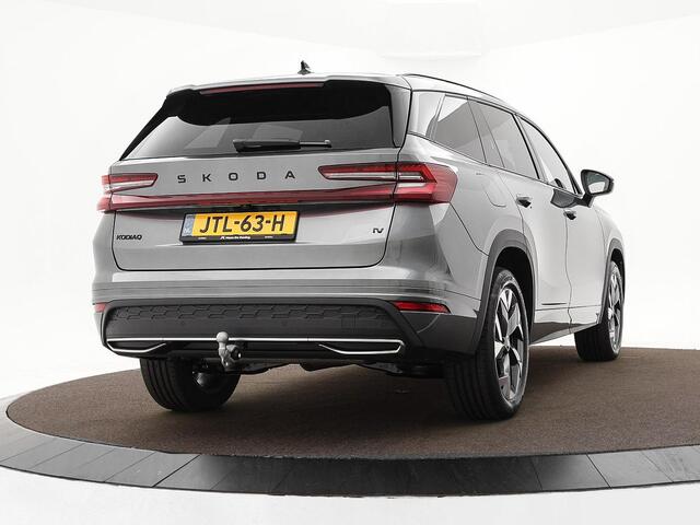 Skoda Kodiaq 1.5 TSI 204pk DSG PHEV Sportline Business · Wegklapbare Trekhaak · Camera · Elek. Bestuurdersstoel · Apple/Android Car Play · 19'' Inch · Garantie t/m 11-01-2030 of 100.000km