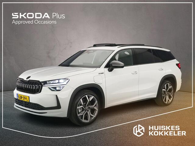Skoda Kodiaq Sportline Business 1.5 TSI PHEV 204pk DSG Automaat Trekhaak, Panoramadak, Adaptive cruise control, LED matrix koplampen, Achteruitrijcamera