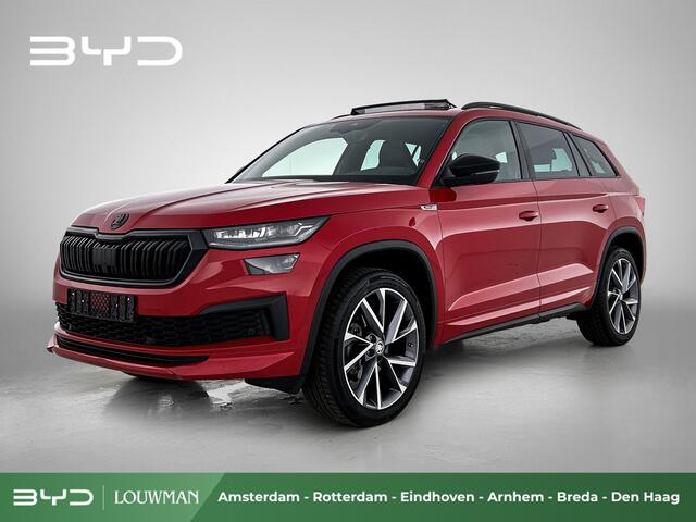 Skoda Kodiaq 1.5 TSI Sportline Business 7p. | 20" LMV | Zwart Leder | Elektrische achterklep |