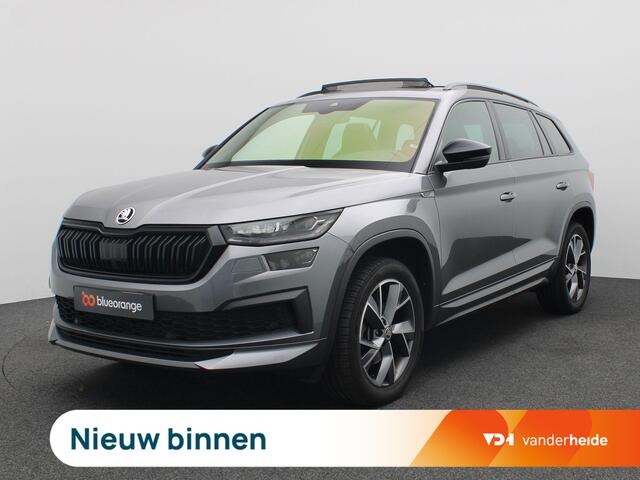 Skoda Kodiaq 1.5 TSI Sportline Business 7p. 150PK DSG Panoramadak, Trekhaak, 19" LM Velgen, Keyless, Achteruitrijcamera, Memorystoel, Stoelverwarming, Elektr. Achterklep