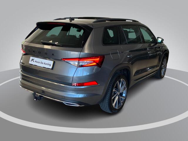 Skoda Kodiaq 1.5TSI/150PK Sportline DSG · Panoramadak · 20"LM · Apple/Android · Trekhaak · Garantie t/m 12-08-2026 of 100000km.
