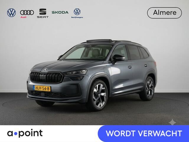 Skoda Kodiaq 1.5 TSI PHEV Sportline Business 204 pk Automaat | Verlengde garantie | Navigatie | Panoramadak | Trekhaak (wegkklapbaar) | Parkeersensoren | Achteruitrijcamera |