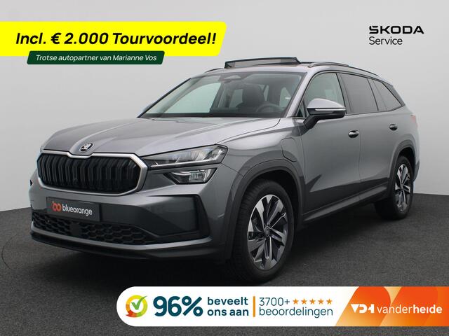 Skoda Kodiaq 1.5 TSI PHEV Business Edition Plus Pano-Schuifdak, Trekhaak, 19` LM Velgen, Stoelverwarming, Keyless, Virtual Pedal, Navi, Side Assist, Stuurwielverwarming, Memorystoel