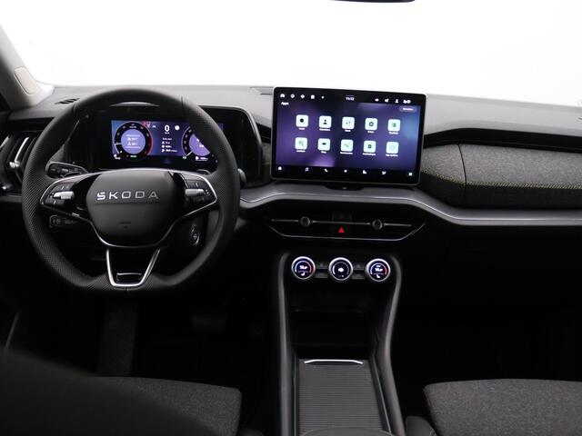 Skoda Kodiaq 1.5 TSI MHEV Business Edition Plus 7p. 150PK DSG Matrix led, Trekhaak, Panoramadak, Adaptive cruise met travel assist, Side assist, Achteruitrijcamera, Stuur-stoelverwarming, Keyless, Alarm, 19" lichtmetaal