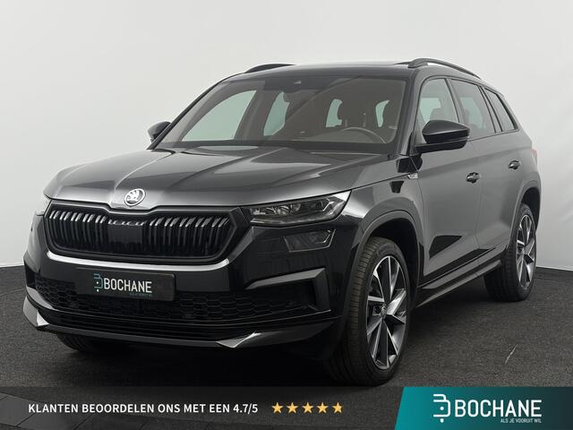 Skoda Kodiaq 1.5 TSI 150pk DSG Sportline Business 7p. | NL Auto | Trekhaak | Panoramadak | Leder | 20"Velgen