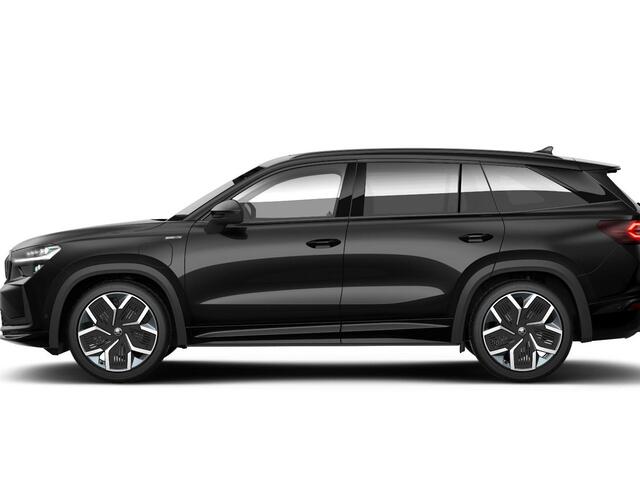 Skoda Kodiaq 1.5 TSI PHEV Sportline Business 204 pk 6 versn. DSG | Comfort Pakket | Panorama Dak | Trekhaak | Parkeer Pakket | Velgen: 20" lichtmetalen velgen Rila aero, antraciet zwart