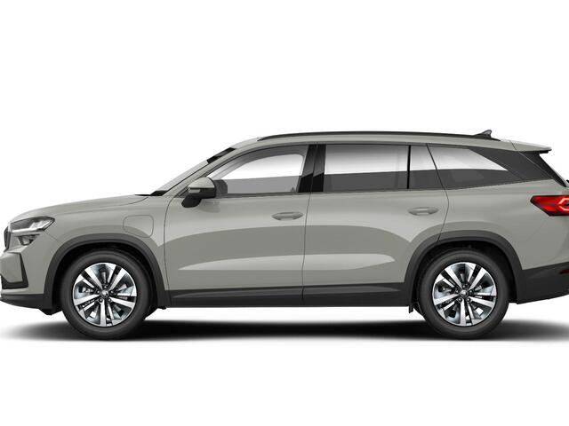 Skoda Kodiaq 1.5 TSI PHEV Edition 204 pk 6 versn. DSG | Sunset | Trekhaak | Panorama Dak | 18" lichtmetalen velgen Soira aero, zilver