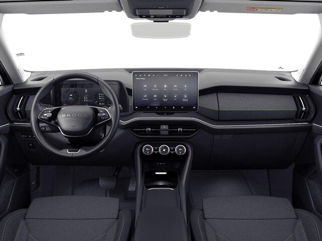 Skoda Kodiaq 1.5 TSI PHEV Business Edition 204 pk 6 versn. DSG | Trekhaak | Sunset | 18" lichtmetalen velgen Soira aero, zilver