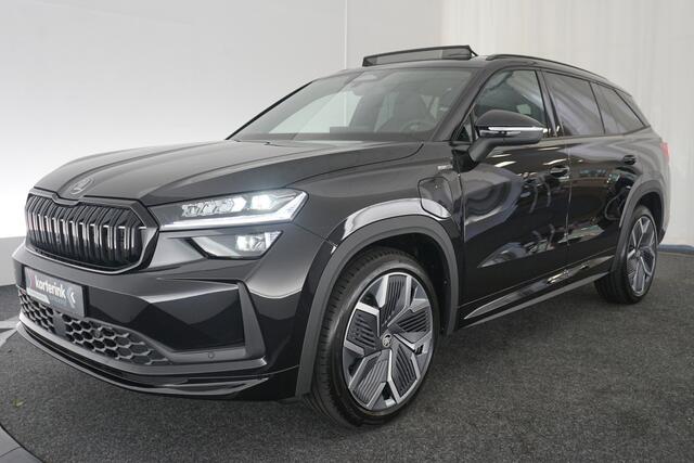 Skoda Kodiaq 1.5 TSI PHEV Sportline Business 204PK DSG Panoramadak, Trekhaak, 20" LM Velgen, Keyless, Achteruitrijcamera, Memorystoel, Stoelverwarming, Elektr. Achterklep, Canton Audio