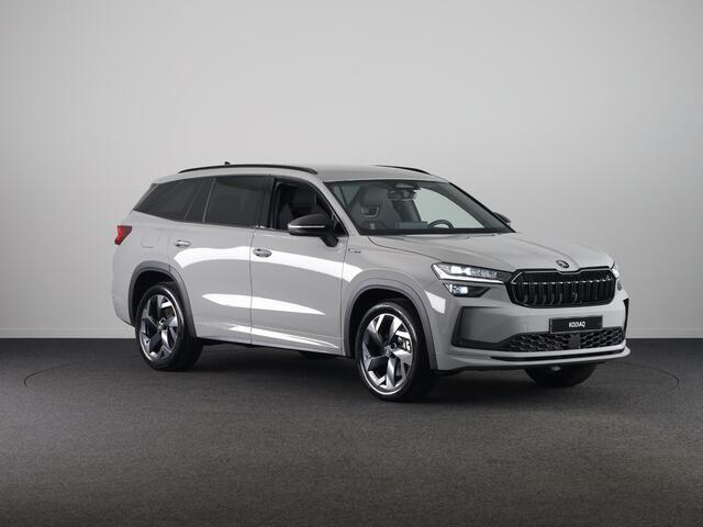 Skoda Kodiaq Sportline Business PHEV 1.5 TSI 204pk | Panoramadak | Trekhaak | Elektrisch verstelbare voorstoel met geheugen | Verwarmbare voorstoelen en achterbank | Verlengde garantie |