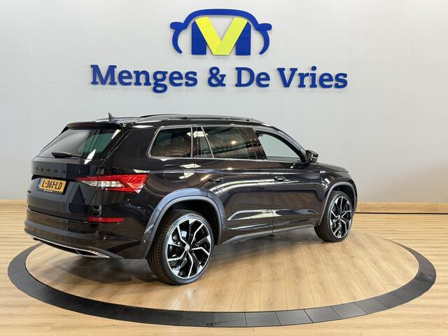 Skoda Kodiaq 1.5 TSI Sportline Plus 7p. Airco ECC | Panorama | trekhaak | Memory | Sfeer | 360 Camera | Adaptive Cruise