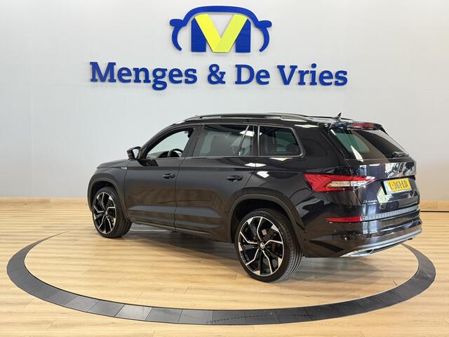 Skoda Kodiaq 1.5 TSI Sportline Plus 7p. Airco ECC | Panorama | trekhaak | Memory | Sfeer | 360 Camera | Adaptive Cruise