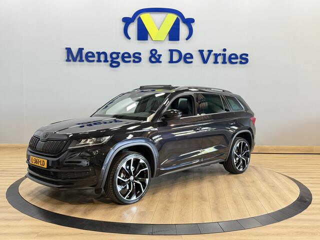 Skoda Kodiaq 1.5 TSI Sportline Plus 7p. Airco ECC | Panorama | trekhaak | Memory | Sfeer | 360 Camera | Adaptive Cruise