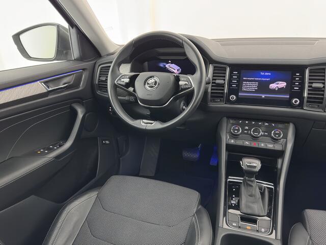 Skoda Kodiaq 1.5 TSI Business Edition [7-Pers.] (INCL.BTW) Aut. *LEATHER-FABRIC | FULL-LED | DIGI-COCKPIT | ADAPTIVE-CRUISE | HEATED-COMFORTSEATS | CAMERA | KEYLESS | NAVI-FULLMAP | AMBIENT-LIGHT | DAB+ | SHIFT-PADDLES | ECC | PDC | 19''AL