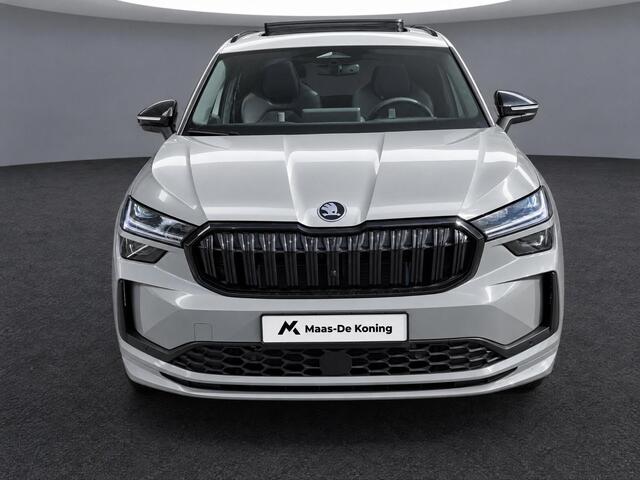 Skoda Kodiaq 1.5 TSI 204pk DSG PHEV Sportline Business · Panoramadak · Wegklapbare Trekhaak · Camera · Elek. Voorstoel · Elek. Achterklep · 19'' Inch · Garantie t/m 24-06-2030 of 100.000km
