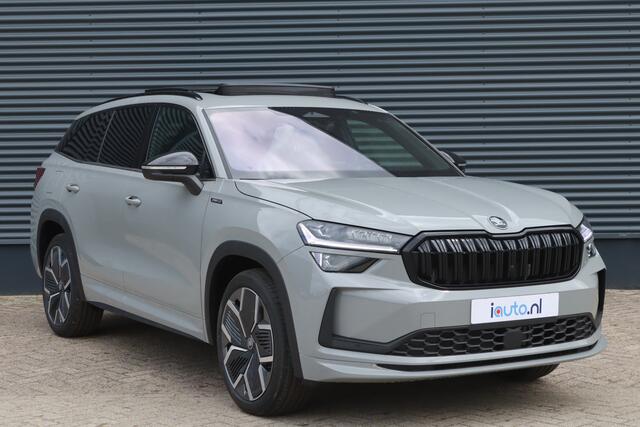 Skoda Kodiaq iV 1.5 TSI PHEV Sportline Pano/Matrix LED/ACC/Keyless/Camera/20"/Elek. stoel/Trekhaak wegkl.