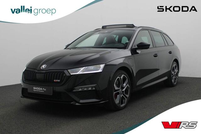 Skoda OCTAVIA Combi 1.4 TSI 245PK DSG RS iV PHEV Business | Pano | Matrix LED | Adaptief onderstel | Geheugen/massagestoelen | Leder/alcantara | HUD | Stoel-/achterbankverwarming