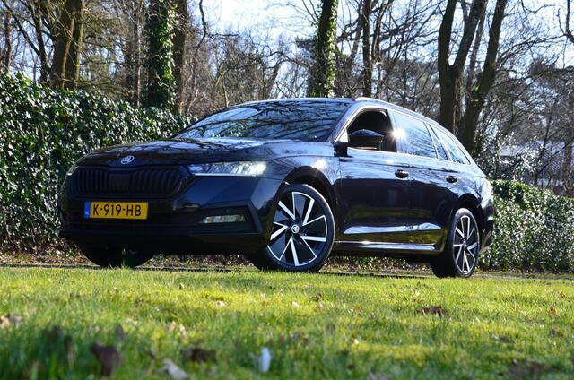 Skoda OCTAVIA Combi 1.0 e-TSI Sport Business Automaat/Navi/Pdc/Ecc/virtual dashboard/Apple Carplay/Android Auto/Privacy-Glass/18-Inch Lmv