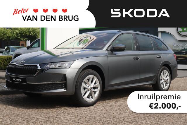 Skoda OCTAVIA Combi 1.5 TSI MHEV DSG 115pk First Edition | Navigatie | Trekhaak wegklapbaar | Travel Assist pakket | Winter pakket | 17" velgen |