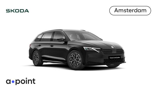 Skoda OCTAVIA Combi Sportline Business m-HEV 1.5 TSI 150 pk 7 versn. DSG | Navigatie pakket | Panoramadak | Side assist | Travel assist | Winter pakket | Light & view