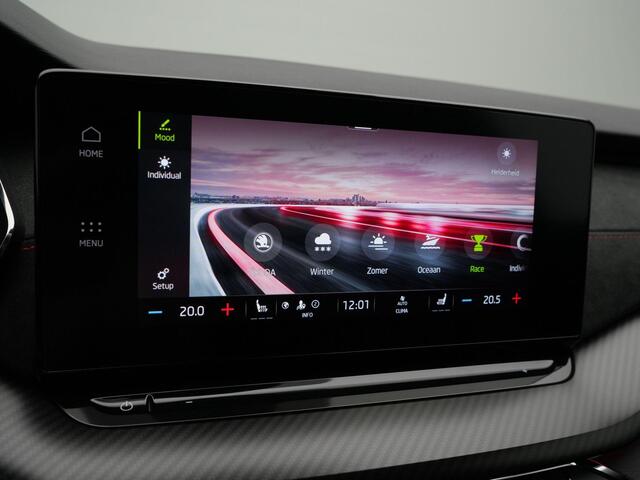 Skoda OCTAVIA Combi Business RS iV 1.4 TSI 180 kW / 245 pk DSG | Leder/alcantara | Geheugen-/massagestoelen | Adaptief onderstel | Head-up display | Stoel-/achterbankverwarming