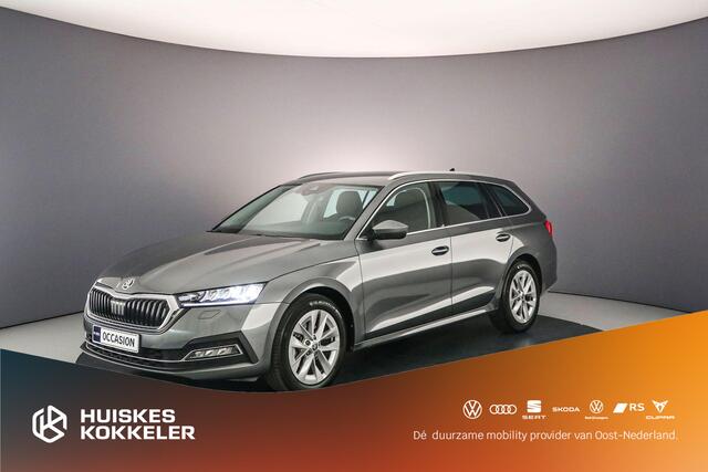 Skoda OCTAVIA Combi Business Edition 1.0 eTSI 110pk DSG Automaat Trekhaak, Cruise control, Achteruitrijcamera, Navigatie, Parkeersensoren, LED verlichting, Stoelverwarming