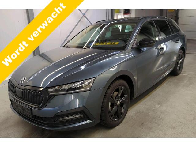 Skoda OCTAVIA Combi 1.0 e-TSI Automaat Business Edition Navi Trekhaak Camera Carplay ACC DAB Stoel + Stuurverwarming Keyless Getint Glas NL Auto