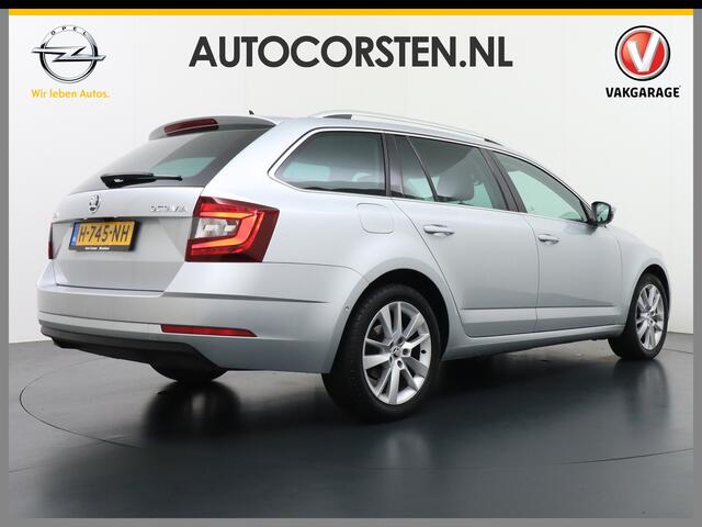 Skoda OCTAVIA Combi 1.5T-150PK AUT-7 Navi Apple Carplay Android 17" Ecc Stoelverwarming Voorruitverwarming DAB PDC Business Edition Plus Keyless Regen-Lichtsensor Bluetooth Led Wifi Greentech 1500kg trekgewicht EURO6