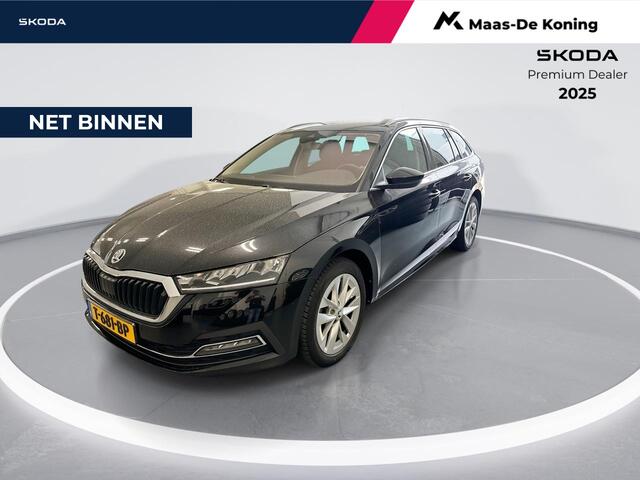 Skoda OCTAVIA Combi 1.0 e-Tsi 110pk DSG Business Edition Plus · Apple/Android Car Play · Navi · Sfeerverlichting · Elek. Achterklep · P-Sensoren · 17'' Inch ·
