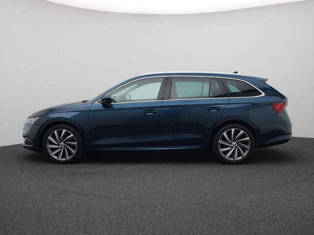 Skoda OCTAVIA Combi 1.5 e-TSI Business Edition Plus 150PK DSG Matrix-LED Verlichting, Clima, Stoelverwarming, Achteruitrijcamera, Cruise Controle, Elektr. Achterklep, 18" LM Velgen