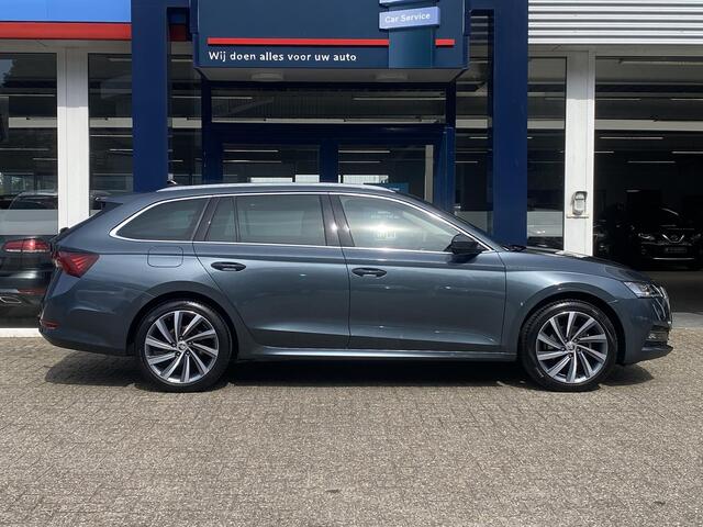 Skoda OCTAVIA Combi 1.0 TSI Business Edition Plus / NL-Auto / Adaptieve Cruise-Control / Stoelverwarming / Trekhaak / Apple-Carplay & Android-Auto / Dodehoek-Detectie / Draadloze-Lader / Elektr.-Achterklep / Climate-Control / Keyless / LED / DAB Radio-Bluetooth / Navi 