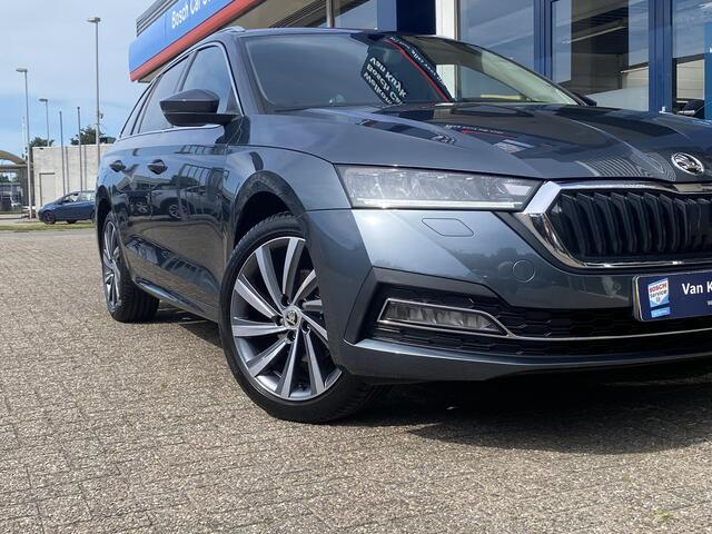 Skoda OCTAVIA Combi 1.0 TSI Business Edition Plus / NL-Auto / Adaptieve Cruise-Control / Stoelverwarming / Trekhaak / Apple-Carplay & Android-Auto / Dodehoek-Detectie / Draadloze-Lader / Elektr.-Achterklep / Climate-Control / Keyless / LED / DAB Radio-Bluetooth / Navi 