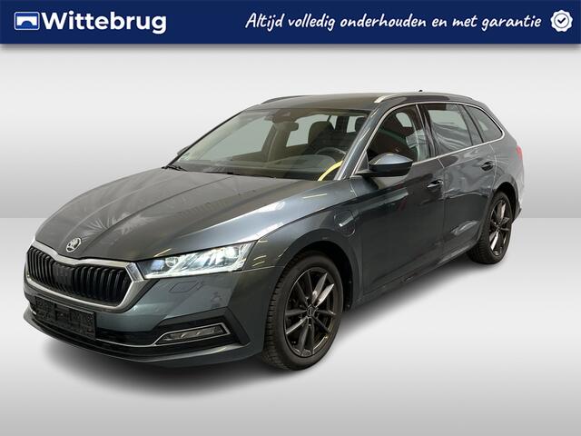 Skoda OCTAVIA Combi 1.4 TSI iV PHEV Style / AUTOMAAT/ LEER/ ELEKTR. STOEL/ STOELVENTILATIE/ STOEL VERWARM. V+A/ STUUR VERWARM./ DIGITAL DASH/ HEAD-UP DISPLAY/ ADAPT. CRUISE/ PARK. SENSOREN + CAMERA/ NAVI/ SMARTLINK