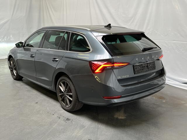 Skoda OCTAVIA Combi 1.4 TSI iV PHEV Style / AUTOMAAT/ LEER/ ELEKTR. STOEL/ STOELVENTILATIE/ STOEL VERWARM. V+A/ STUUR VERWARM./ DIGITAL DASH/ HEAD-UP DISPLAY/ ADAPT. CRUISE/ PARK. SENSOREN + CAMERA/ NAVI/ SMARTLINK
